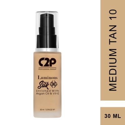 C2P Pro: Pro Luminious Silk Foundation  Medium Tan 10