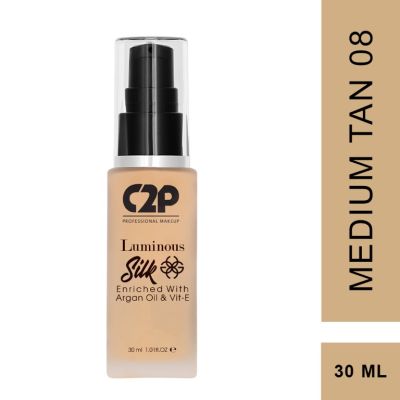 C2P Pro: Pro Luminious Silk Foundation  Medium Tan 08