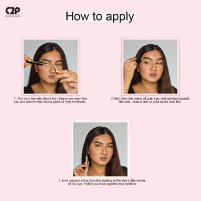 C2P Pro: Pro Frame Me! Eyeliner Metallic Colors  Grey 05