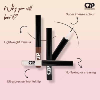 C2P Pro: Pro Playmate Eyeliner Matte Colors  Pure Black 01