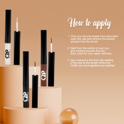 C2P Pro: Pro Playmate Eyeliner Matte Colors  Pure Black 01