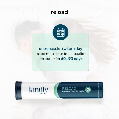 Kindly Health: Reload - Essential Erection Booster - 30 Tablets
