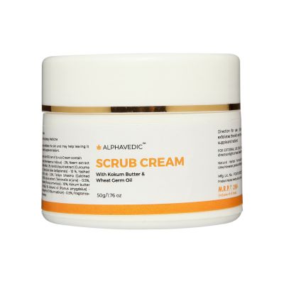 Alphavedic: Scrub Cream - 50gm