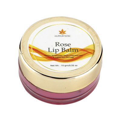 Alphavedic: Rose Lip Balm - 10gm