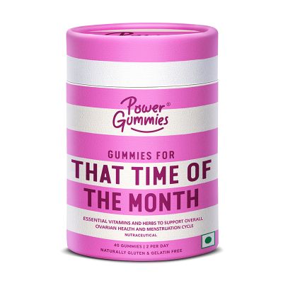 Power Gummies: That Time of The Month Period Pain Gummies - (2 Months Pack) - 100gm