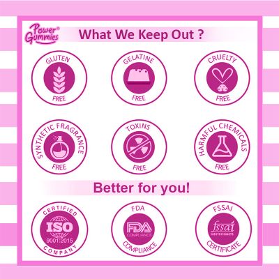 Power Gummies: That Time of The Month Period Pain Gummies - (2 Months Pack) - 100gm