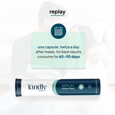 Kindly Health: Replay - Natural Stamina Enhancer - 30 Tablets