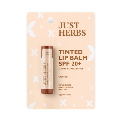 Just Herbs: Tinted Lip Balms SPF 20+ (Coffee) - 4gm