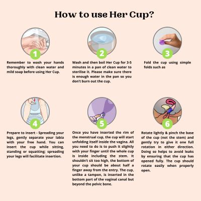 GOLI SODA: Her Cup Reusable Menstrual Cup for Women - Fushia