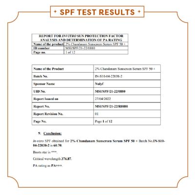 Ayuga: 2% Chandanam Sunscreen SPF 50/PA++ - 50gm