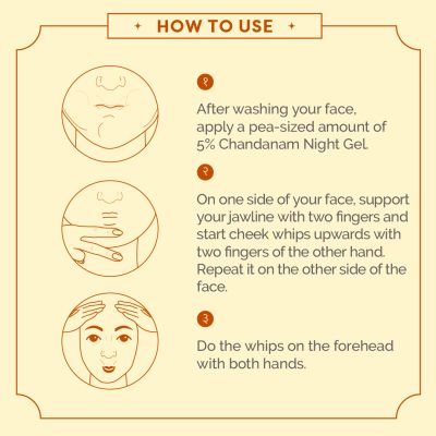 Ayuga: 5% Chandanam Night Gel - 50gm