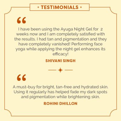 Ayuga: 5% Chandanam Night Gel - 50gm