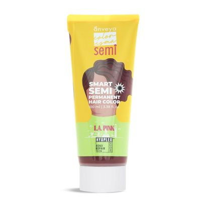Anveya: LA Pink Semi Permanent Hair Color -  100ml