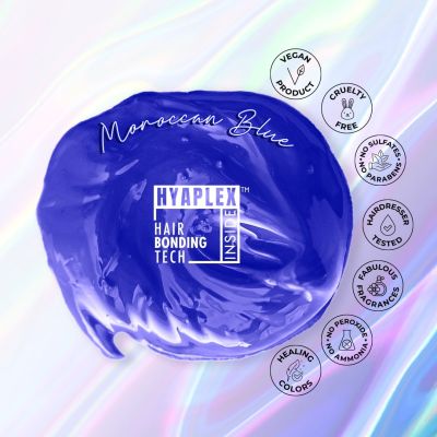 Anveya: Moroccan Blue Semi Permanent Hair Color -  100ml