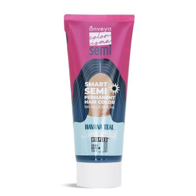 Anveya: Havana Teal Semi Permanent Hair Color -  100ml