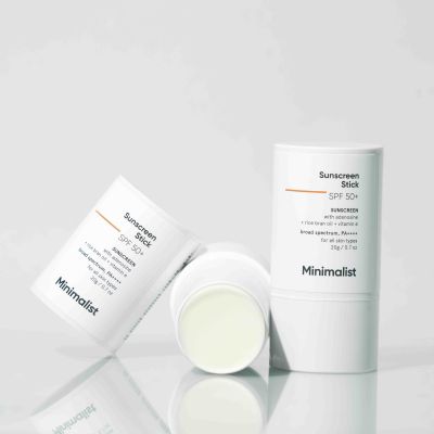 Minimalist: SPF 50 Sunscreen Stick with Broad spectrum SPF 50 PA++++ - 20gm