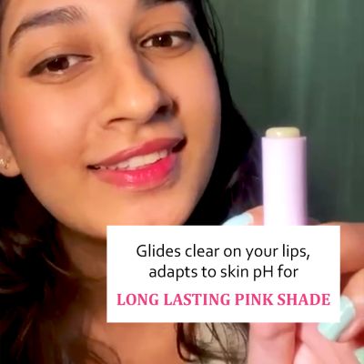 Lavenza: pH Adaptive Natural Pink Lipstain & Lip Balm (2in1) - 3gm