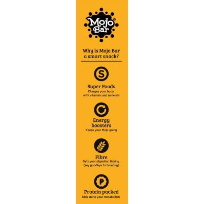 MOJO BAR: Fruit & Nut Bar + Fibre - Pack of 6