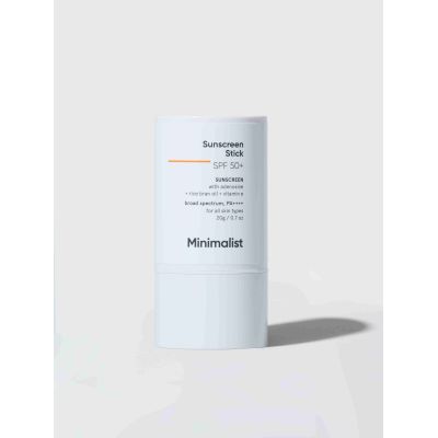 Minimalist: SPF 50 Sunscreen Stick with Broad spectrum SPF 50 PA++++ - 20gm