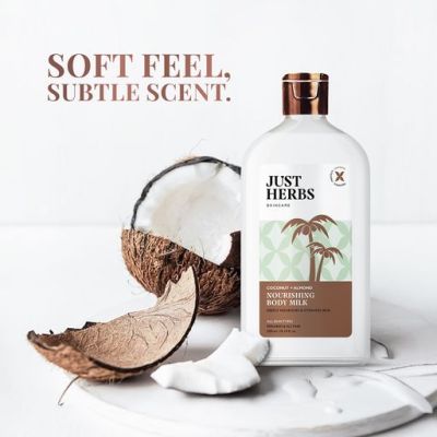 Just Herbs: Coconut Almond Nourishing Body Milk - 300ml