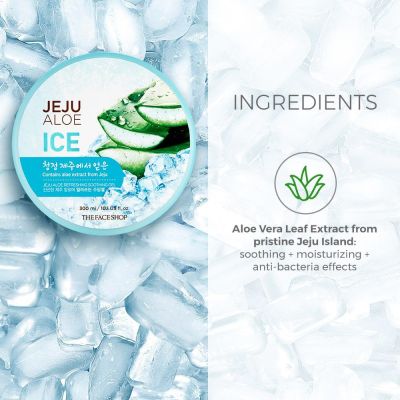 The Face Shop: Fresh Jeju Aloe Refreshing Soothing Ice Gel - 300ml