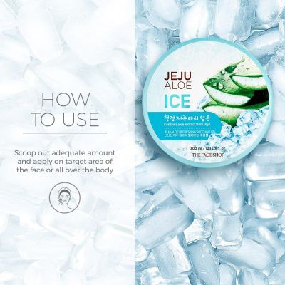 The Face Shop: Fresh Jeju Aloe Refreshing Soothing Ice Gel - 300ml