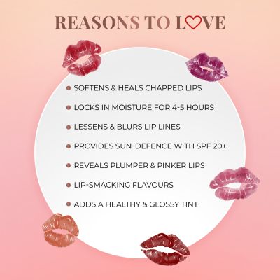 Just Herbs: Tinted Lip Balms SPF 20+ (Peach) - 4gm