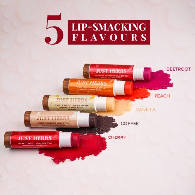 Just Herbs: Tinted Lip Balms SPF 20+ (Vanilla) - 4gm