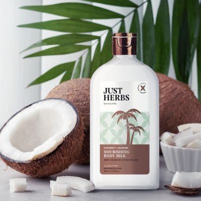 Just Herbs: Coconut Almond Nourishing Body Milk - 300ml