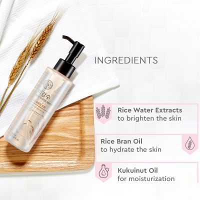 The Face Shop: Rice Water Bright Light Cleansing Oil - 150ml