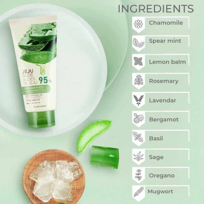 The Face Shop: Jeju Aloe Fresh Soothing Gel Tube - 300ml