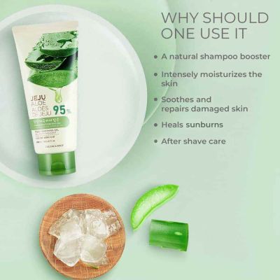 The Face Shop: Jeju Aloe Fresh Soothing Gel Tube - 300ml