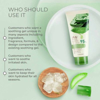 The Face Shop: Jeju Aloe Fresh Soothing Gel Tube - 300ml