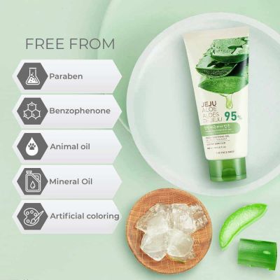 The Face Shop: Jeju Aloe Fresh Soothing Gel Tube - 300ml