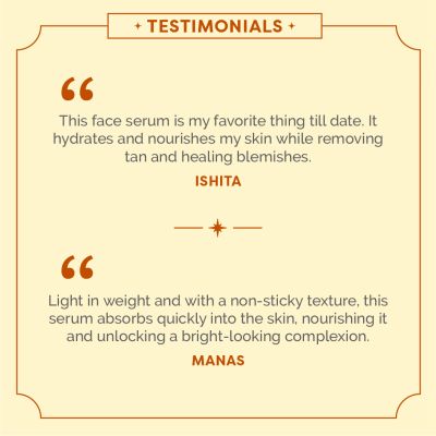 Ayuga: 3% Chandanam Skin Brightening Face serum - 30ml