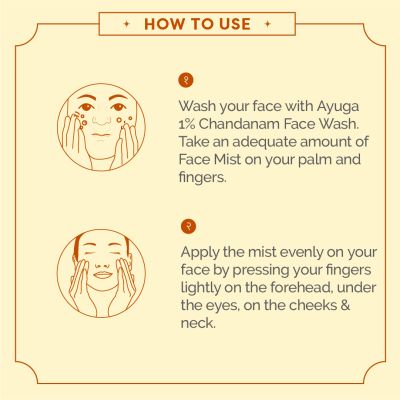 Ayuga: Chandanam & Rose Water Face Mist - 100ml