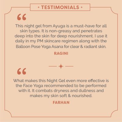 Ayuga: 10% Kumkumadi Skin Radiance Night Gel - 50gm