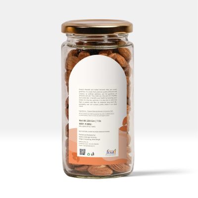Ecotyl: Natural Roasted and Salted Almonds - 200gm