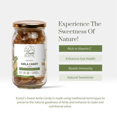 Ecotyl: Organic Amla Candy (Sweet) - 100gm