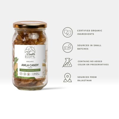 Ecotyl: Organic Amla Candy (Sweet) - 100gm