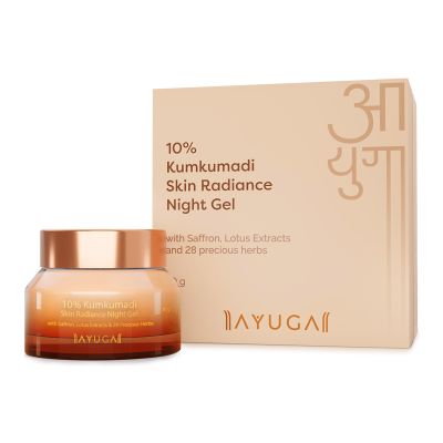 Ayuga: 10% Kumkumadi Skin Radiance Night Gel - 50gm
