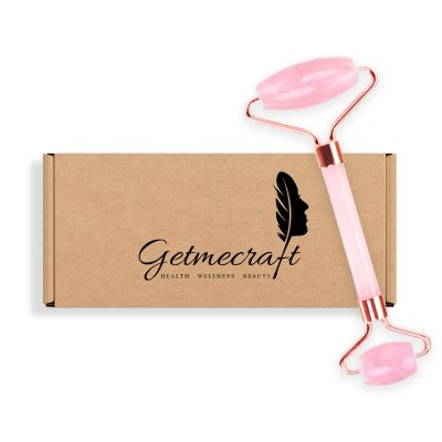 Getmecraft: Rose Quartz Facial Roller and Massager