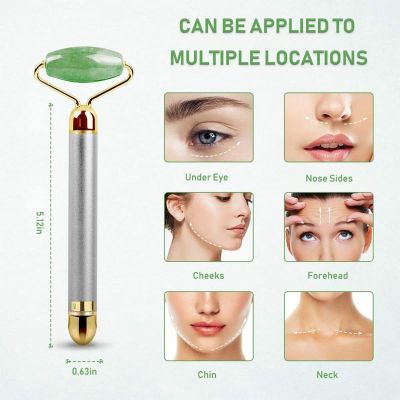 Getmecraft: Green Jade Aventurine Vibrating Facial Roller