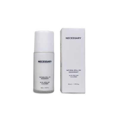 Necessary: Natural Roll-On Deodorant Aloe-Vera & Cucucmber - 50ml