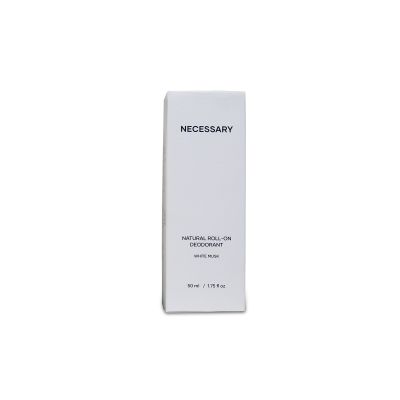 Necessary: Natural Roll-On Deodorant White Musk - 50ml