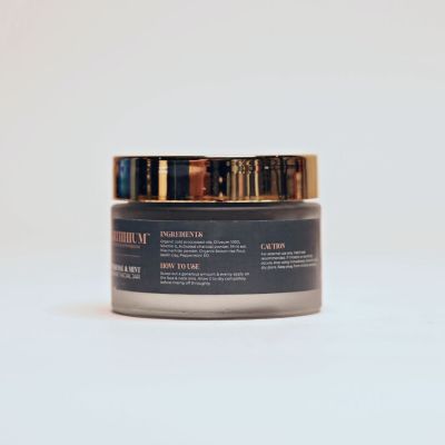Earthhium: Charcoal & Mint Instant Facial Jar