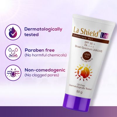La Shield: Lite SPF 50 Mineral Sunscreen - 50 gm