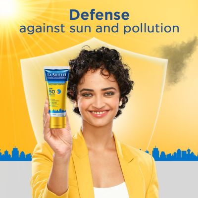 La Shield: Pollution Protect SPF 50 Mineral Sunscreen Gel - 50 gm
