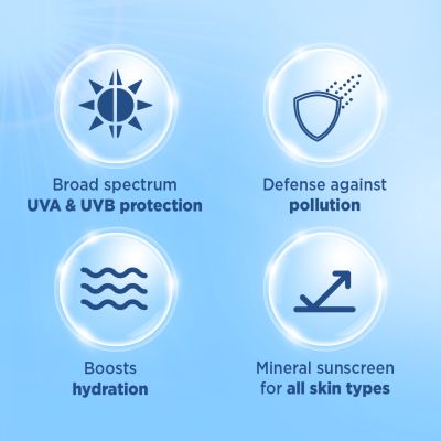 La Shield: Pollution Protect SPF 50 Mineral Sunscreen Gel - 50 gm