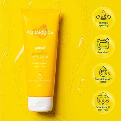 Aqualogica: Glow + Smoothie Face Wash - 100gm